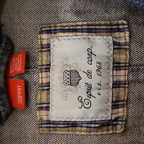 ESPRIT | Women's Y2K Denim Jean Blazer Jacket in US size 14 - Picture 7 of 10